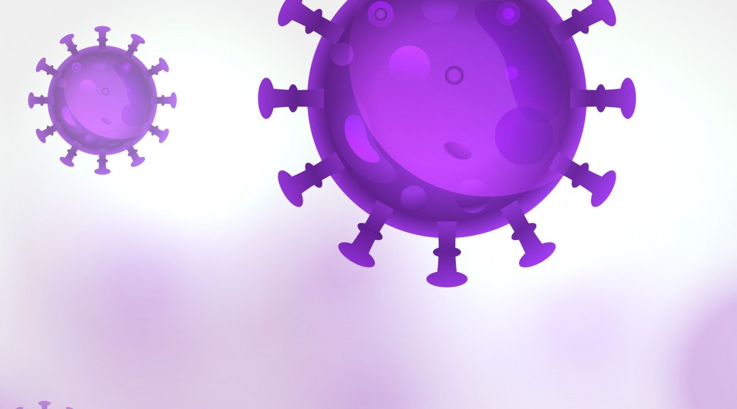 virus infection or bacteria concept background design